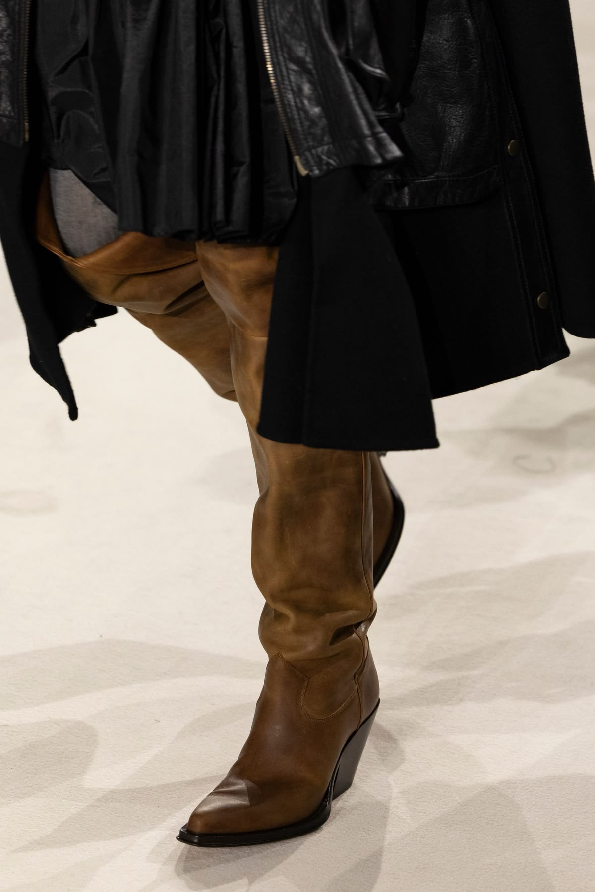 Botas vaqueras cafés
