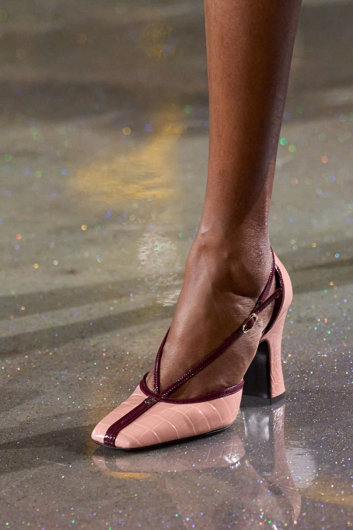 Tacones cuadrados Chanel