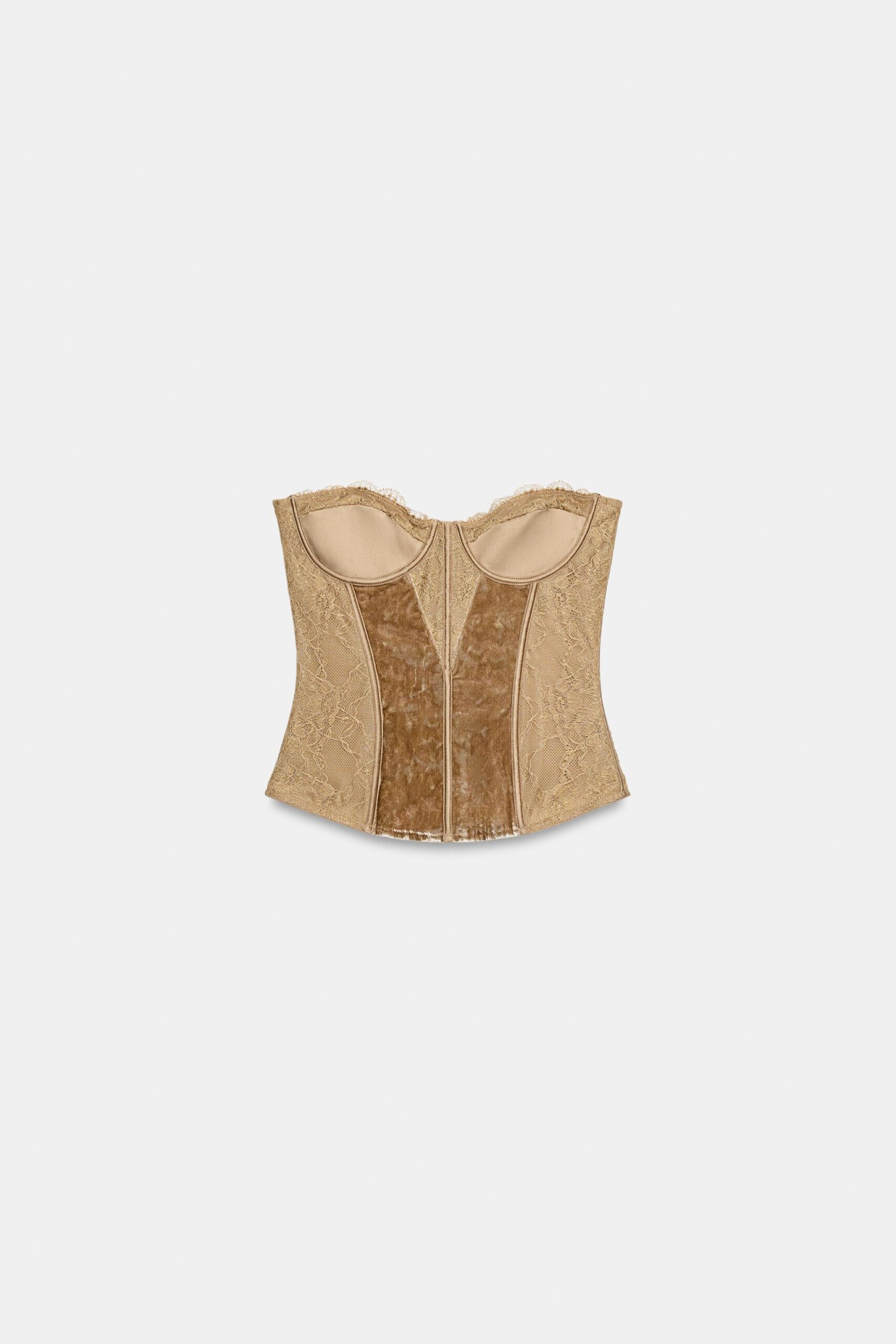 Corsé color beige ZARA colección día de muertos