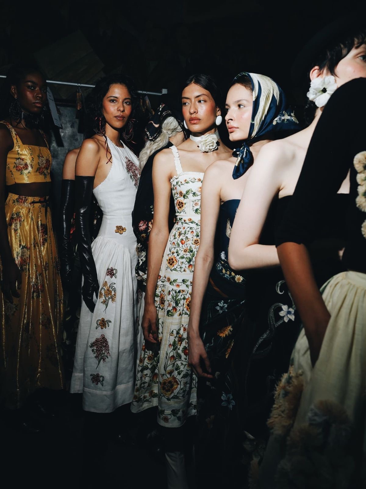 Fotografía de backstage Bogotá Fashion Week
