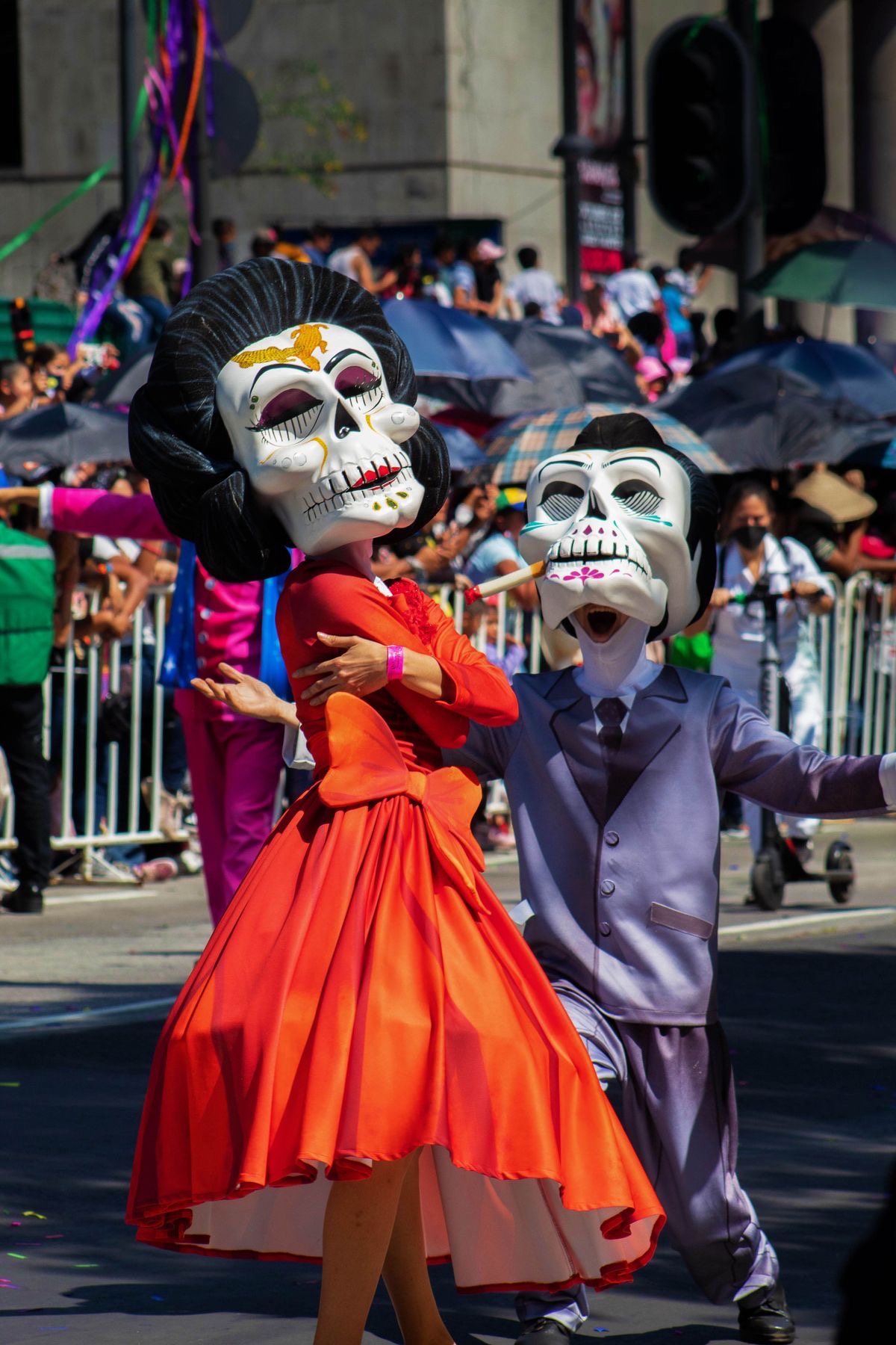 Catrinas desfile Día de Muertos CDMX 