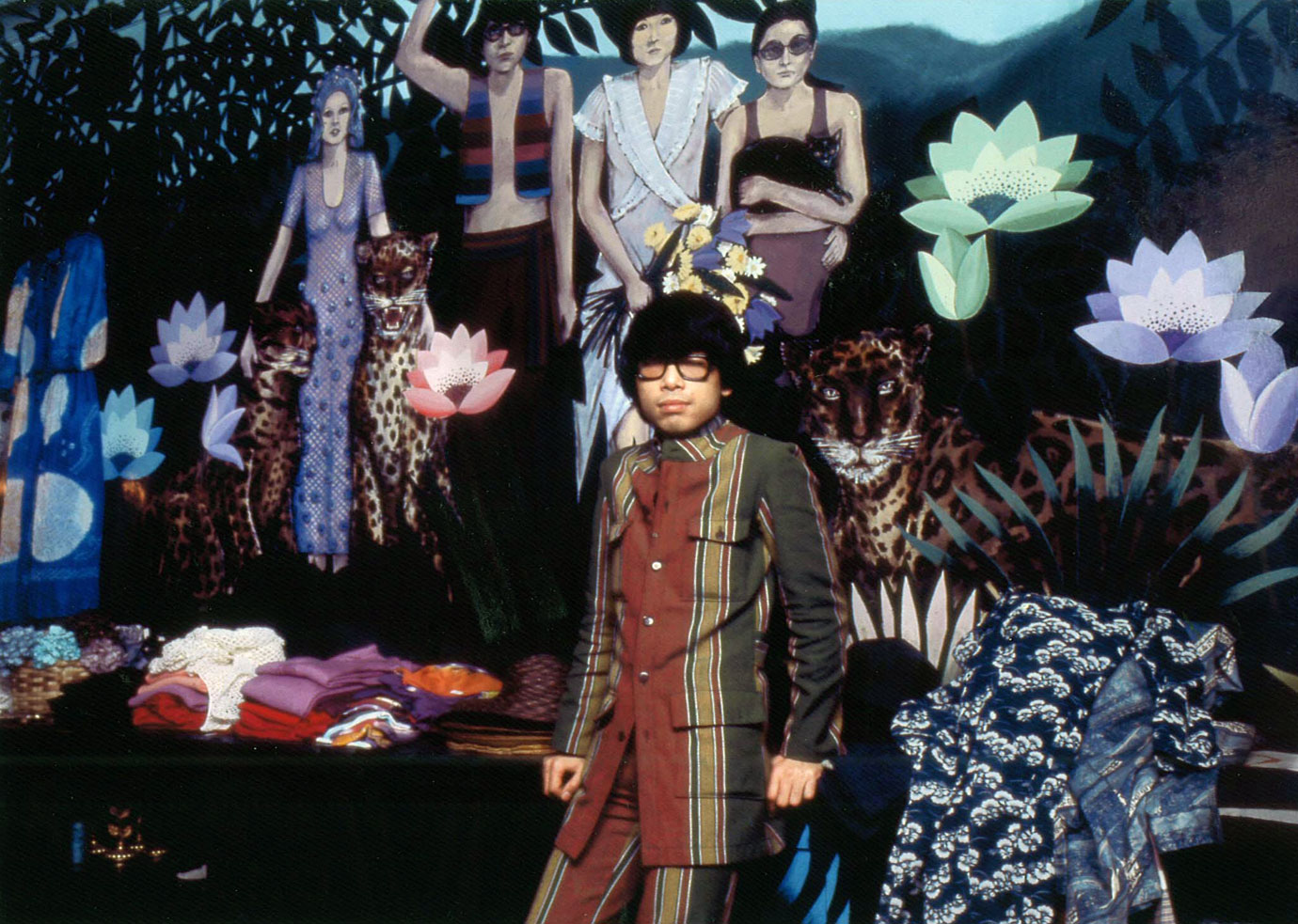 Kenzo Takada in Jungle Jap Boutique in Japan.