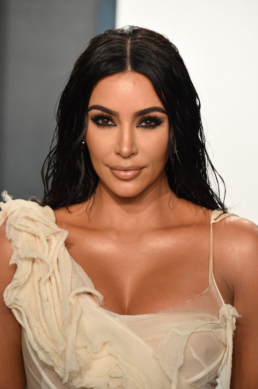 Kim Kardashian 2020 Vanity Fair Oscar Party