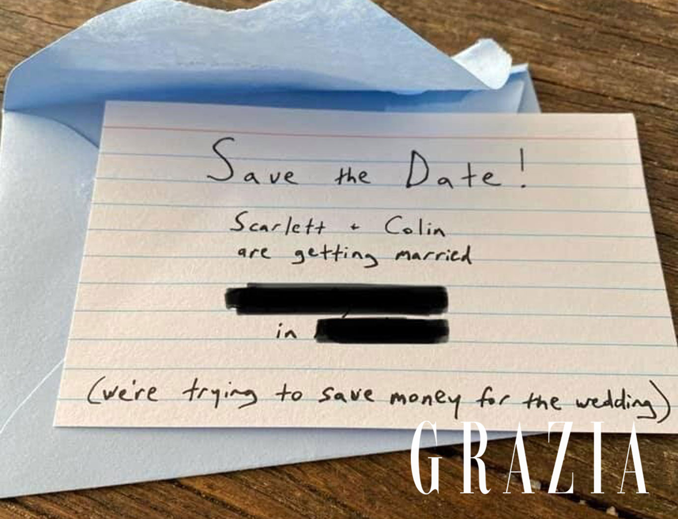 Scarlett Johansson And Colin Jost S Save The Date Cards Revealed