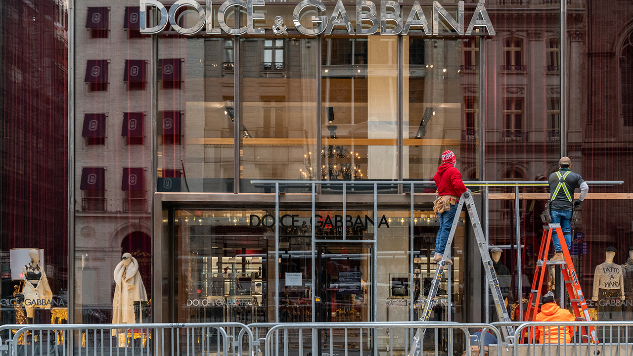 Dolce & Gabbana gets boarded up in NYC