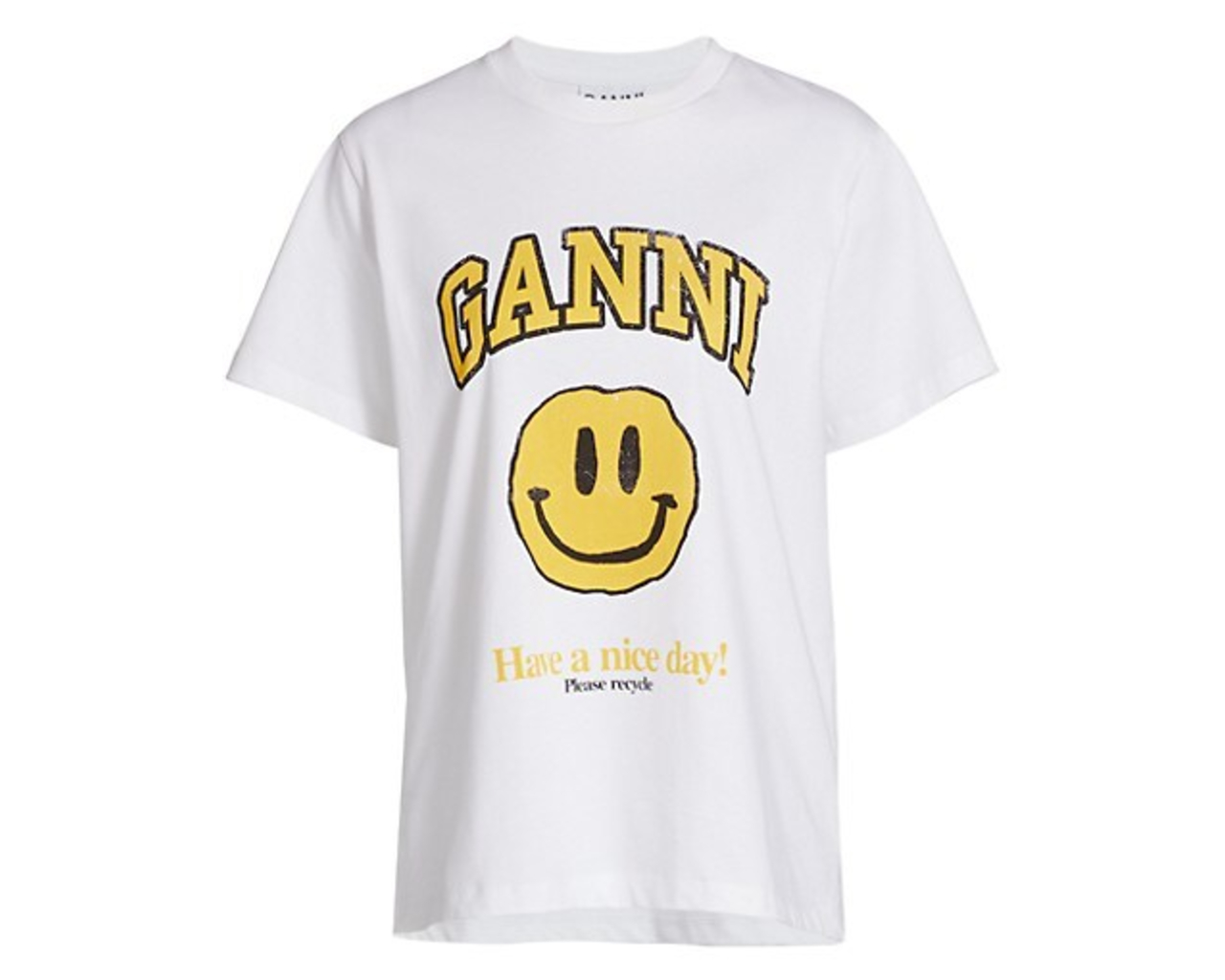 Ganni Have a Nice Day T-Shirt