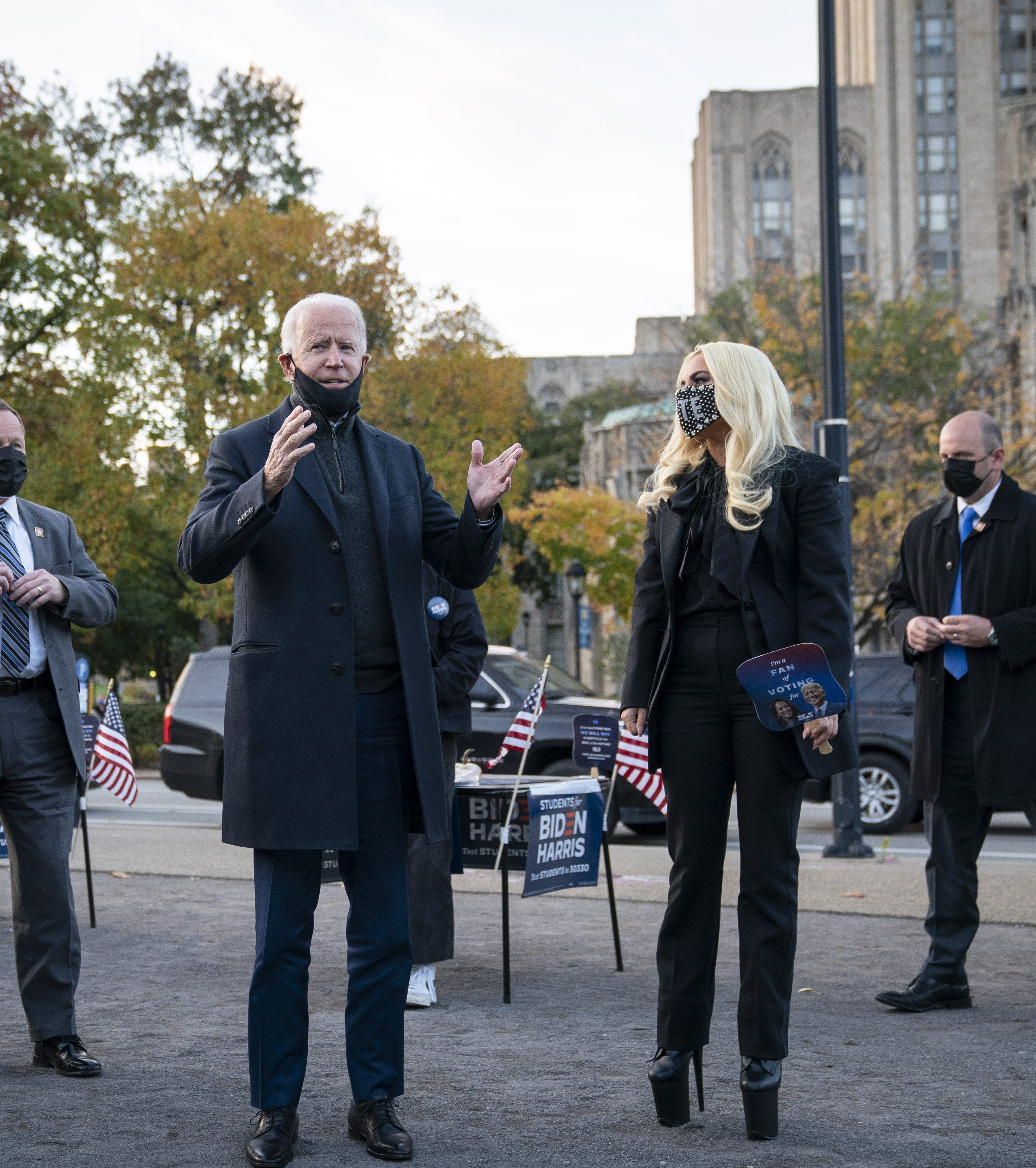 Joe Biden Campaigns In Western Pennsylvania With Lady Gaga One Day Before Election