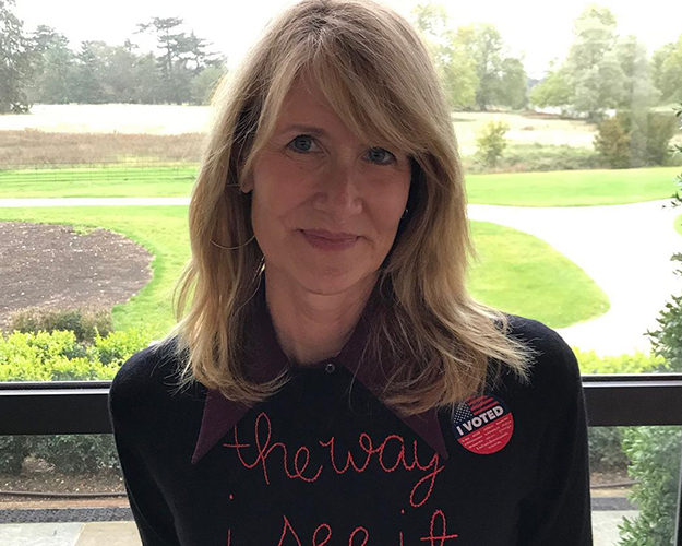 Laura Dern 'I Voted' Sticker