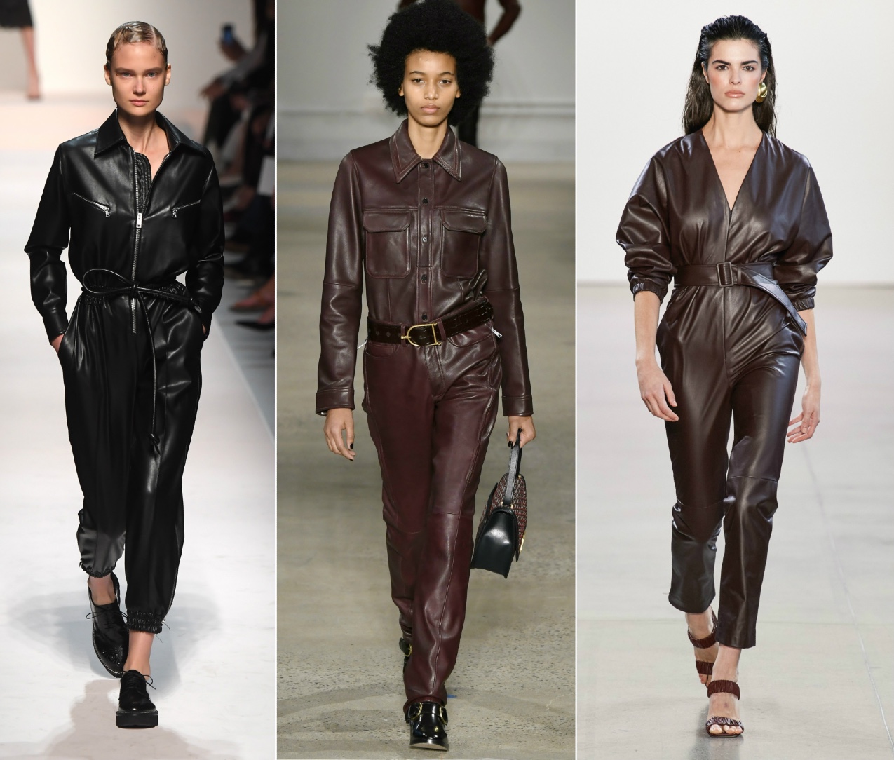 Leather Jumpsuits