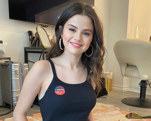 Selena Gomez 'I Voted' Sticker