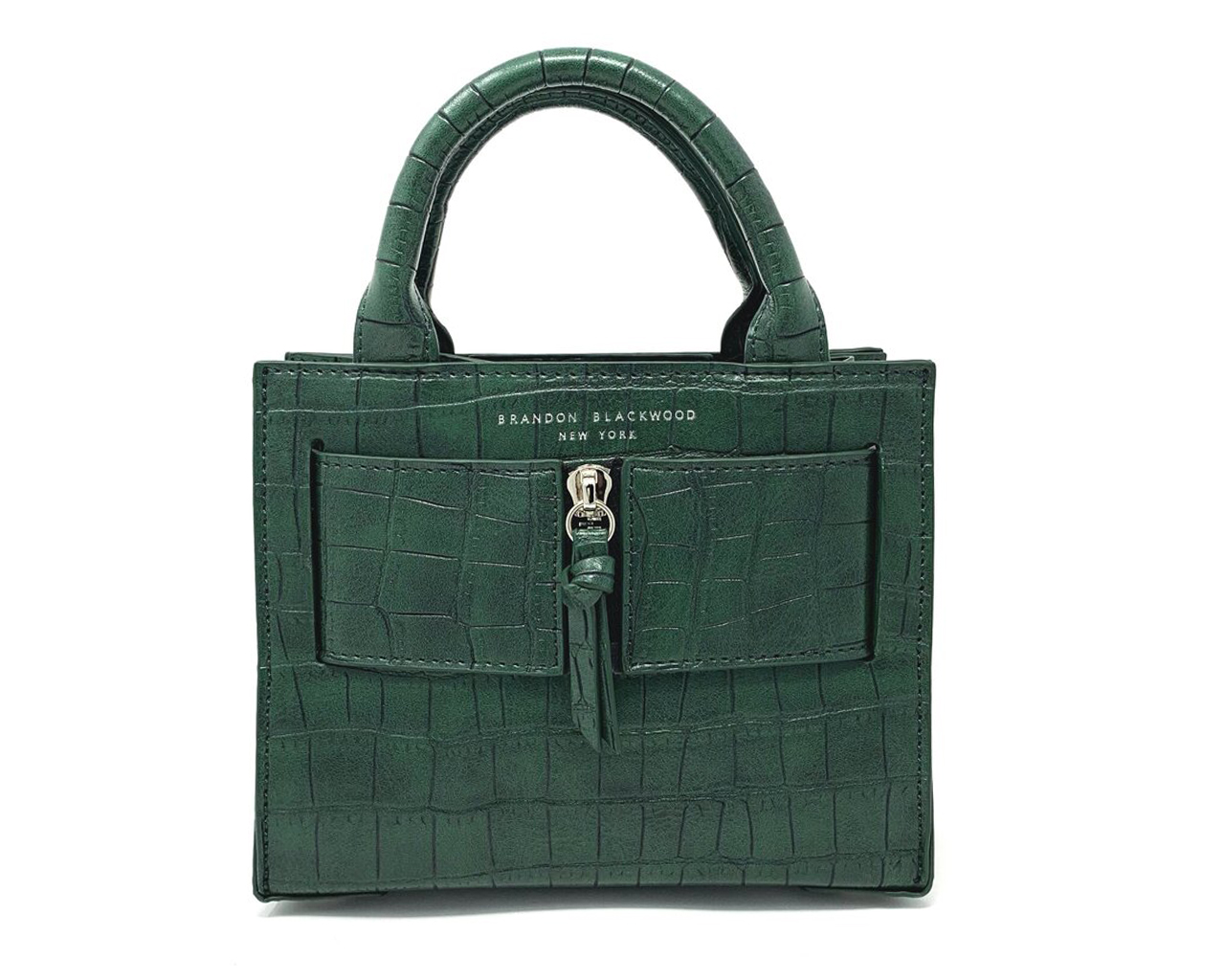 KUEI BAG IN FOREST GREEN CROC