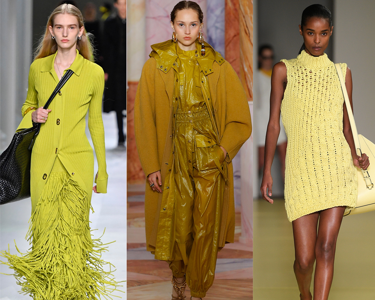 Chartreuse on the runway