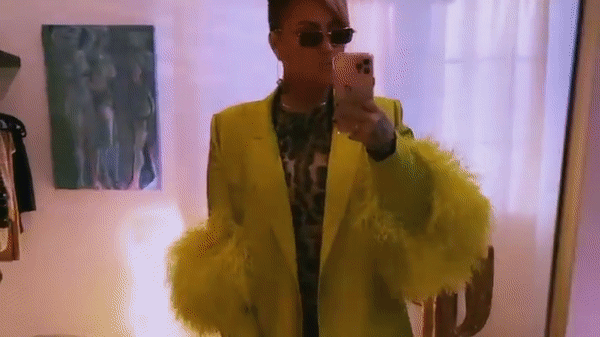 Demi Lovato Yellow Coat