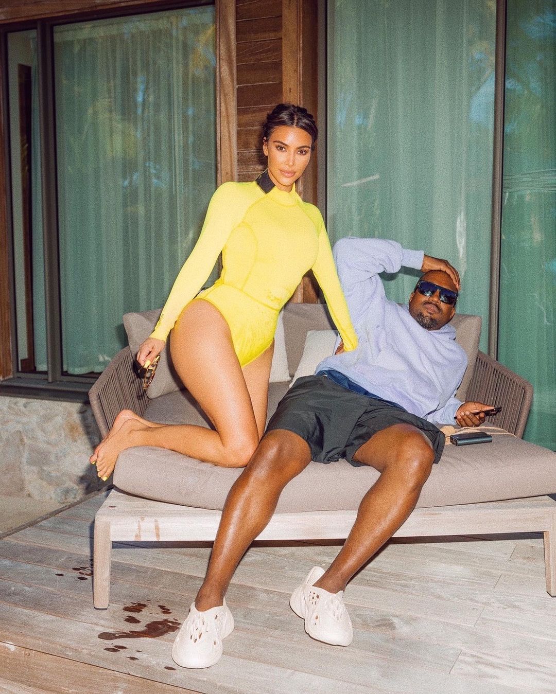 Kim Kardashian ans Kanye West