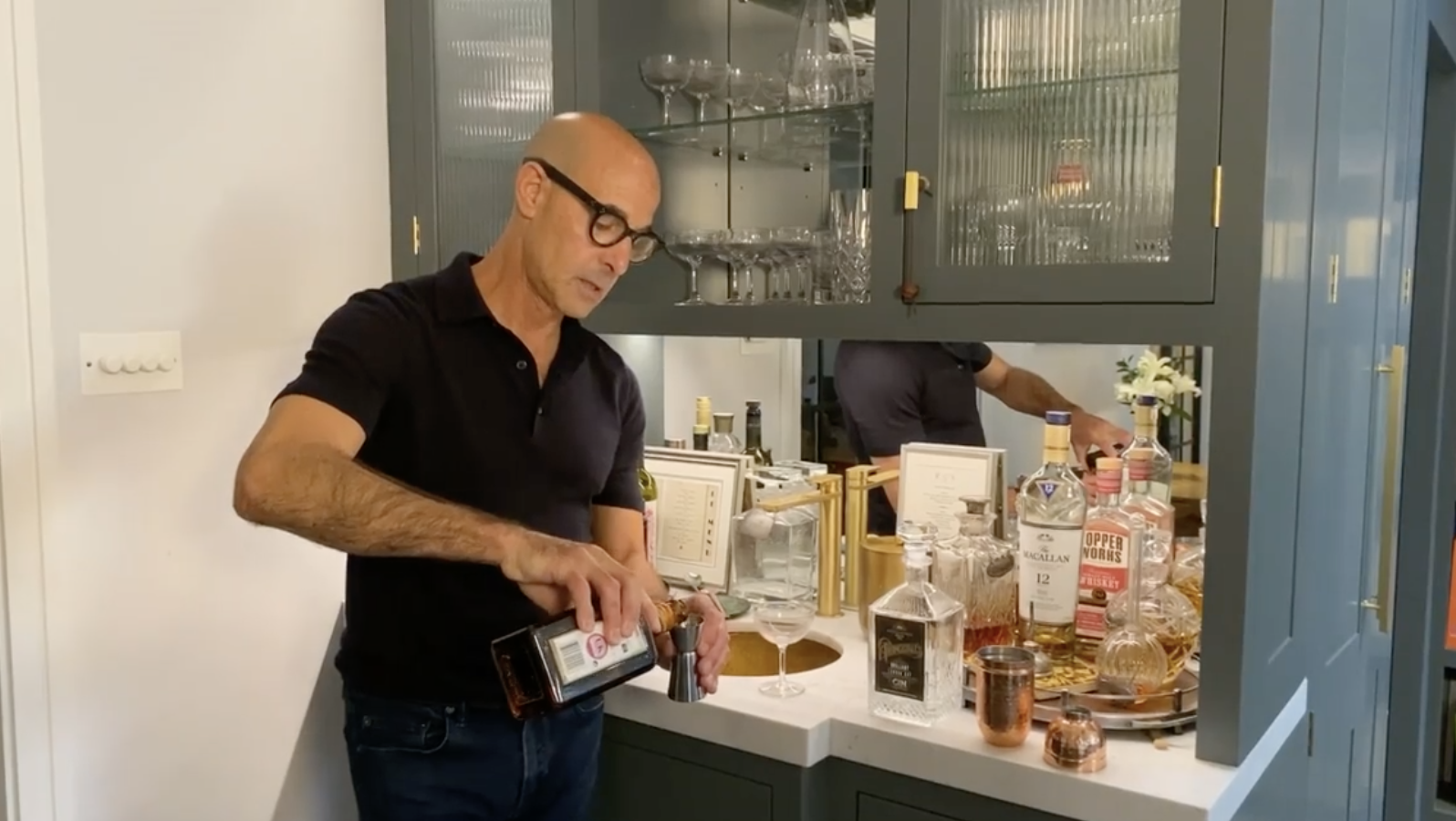 How To Make 'Supernova' Star Stanley Tucci's Famous Negroni Cocktail