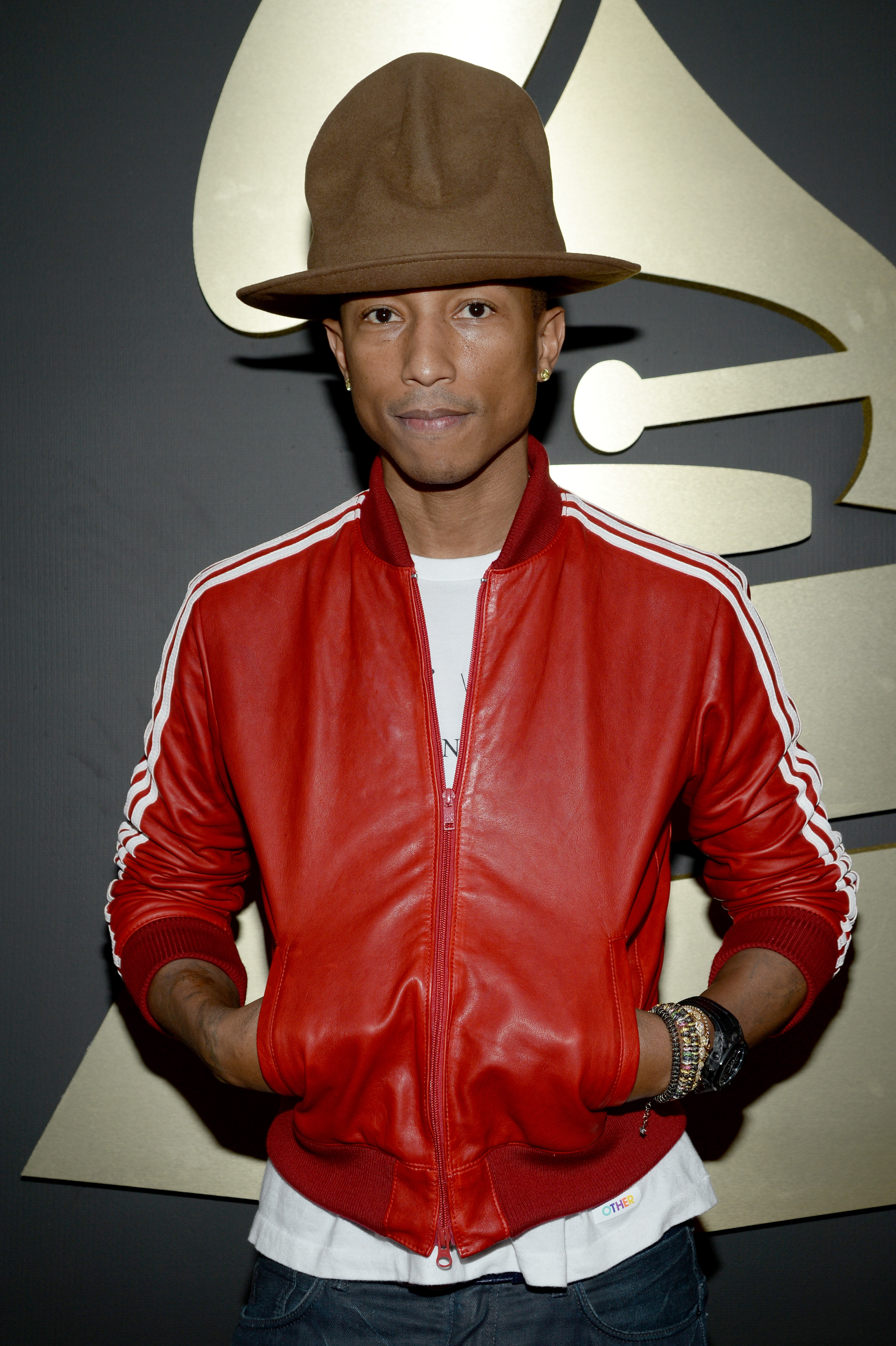 Pharrell at the Grammy's