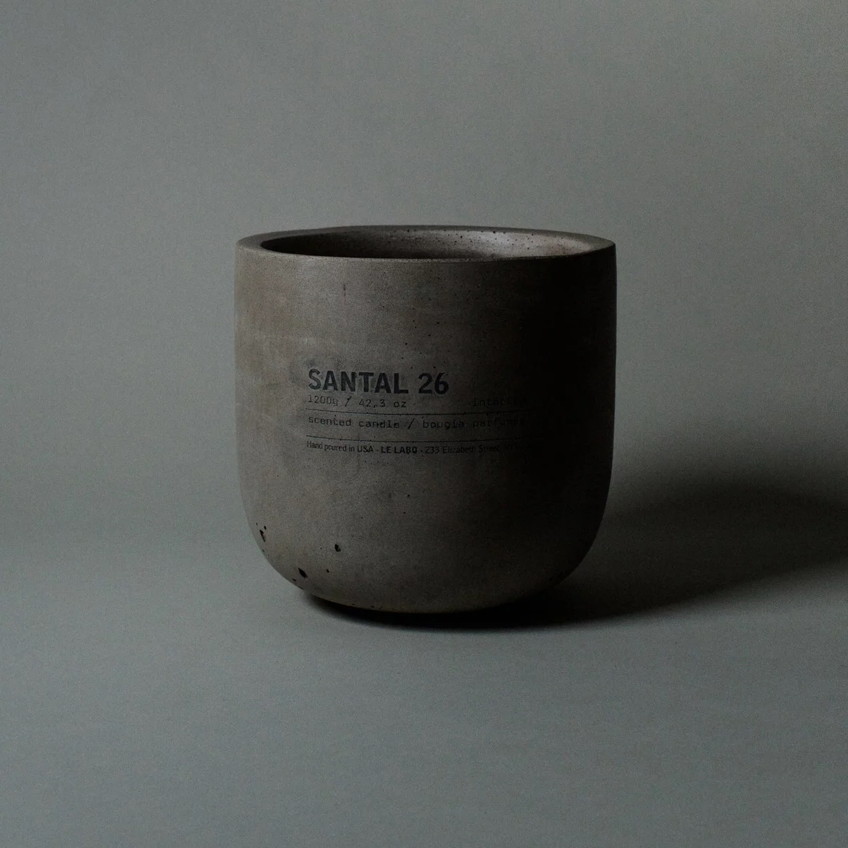 Santal Grey Concrete Candle