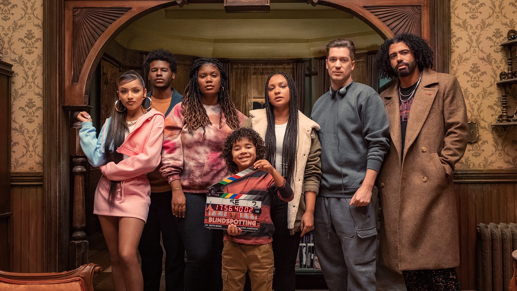 The cast and executive producers of 'Blindspotting'