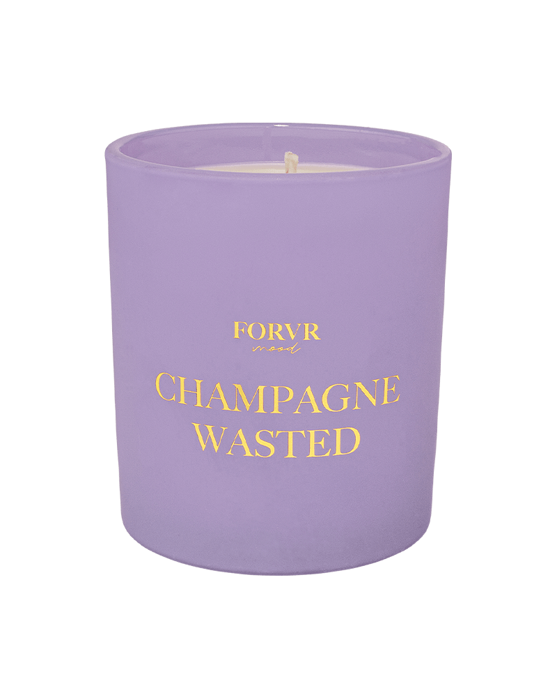 Champagne Wasted Candle