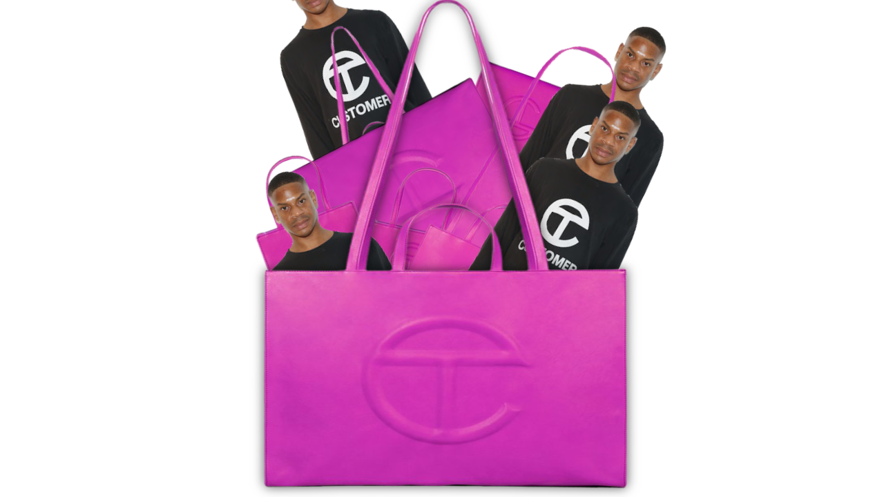 Pink Telfar Bag Outfit