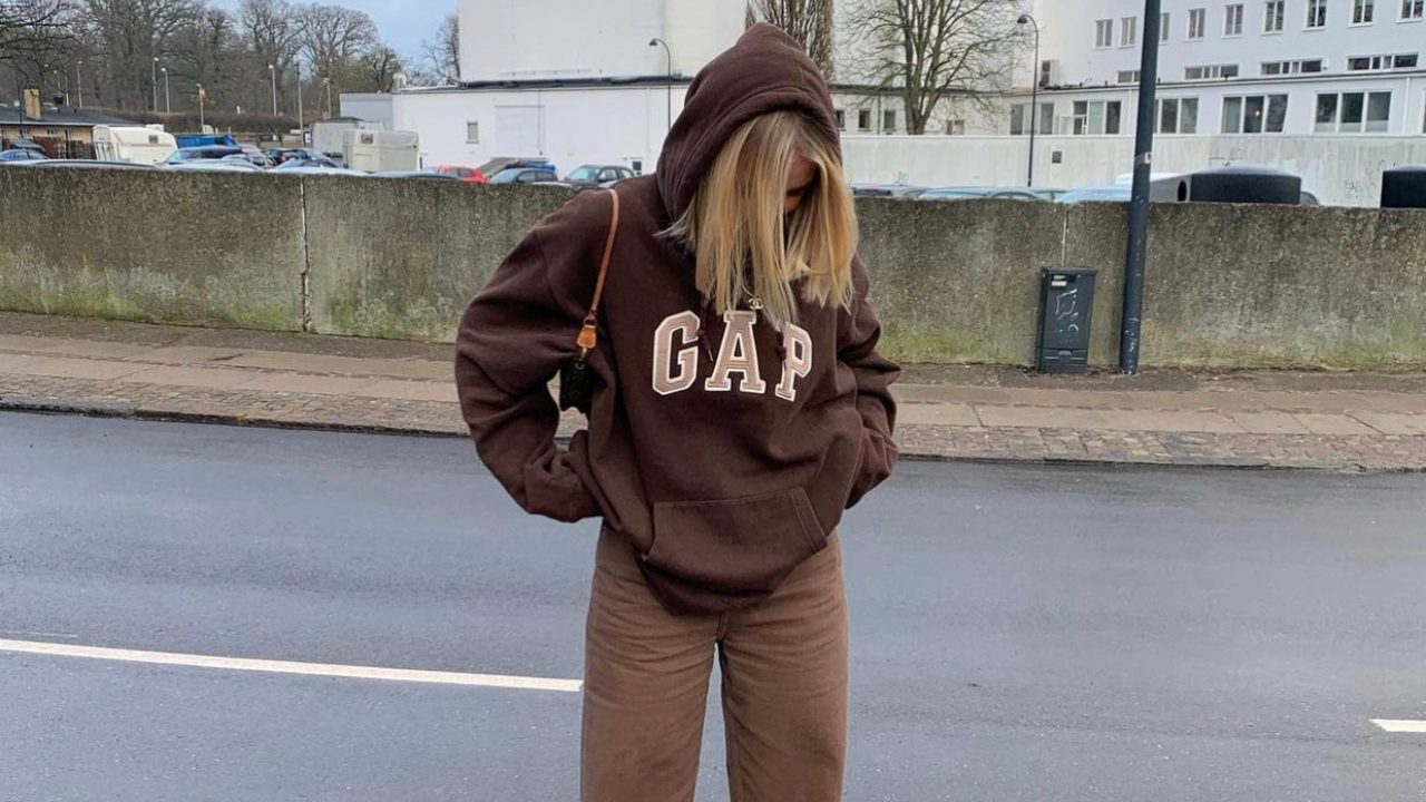 Gbg brown hoodie Clearance