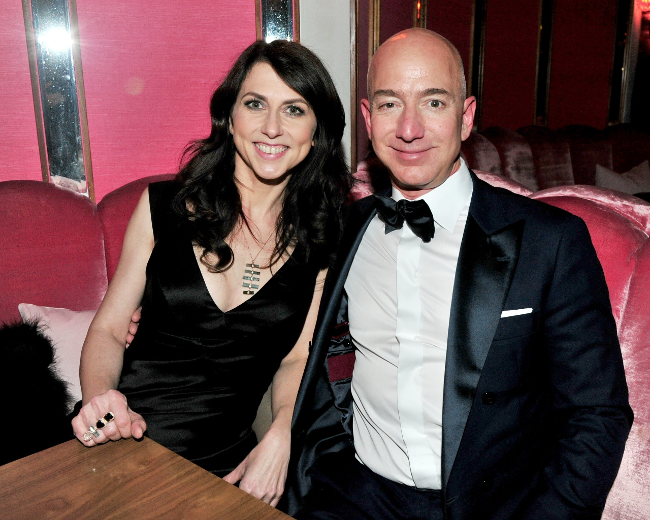 Mackenzie Scott and Jeff Bezos
