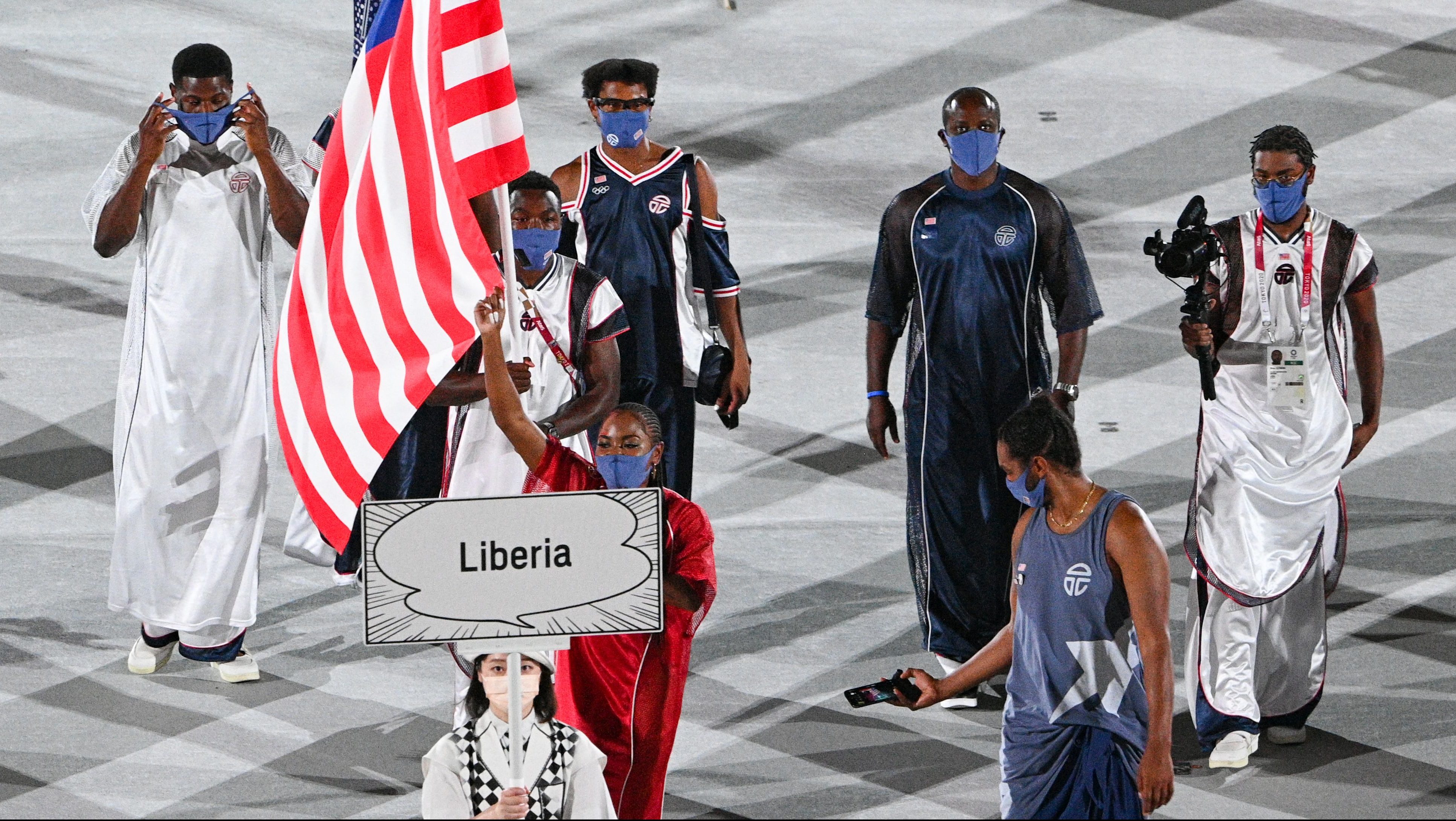 The Liberian Olympic team