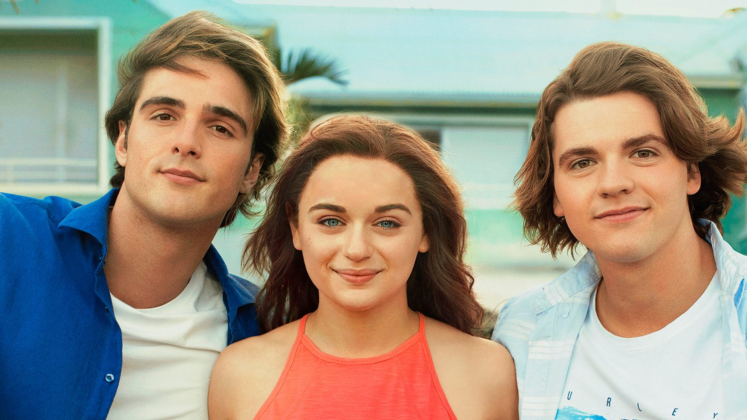 Jacob Elordi, Joey King and Joel Courtney in <i>The Kissing Booth 3</i>