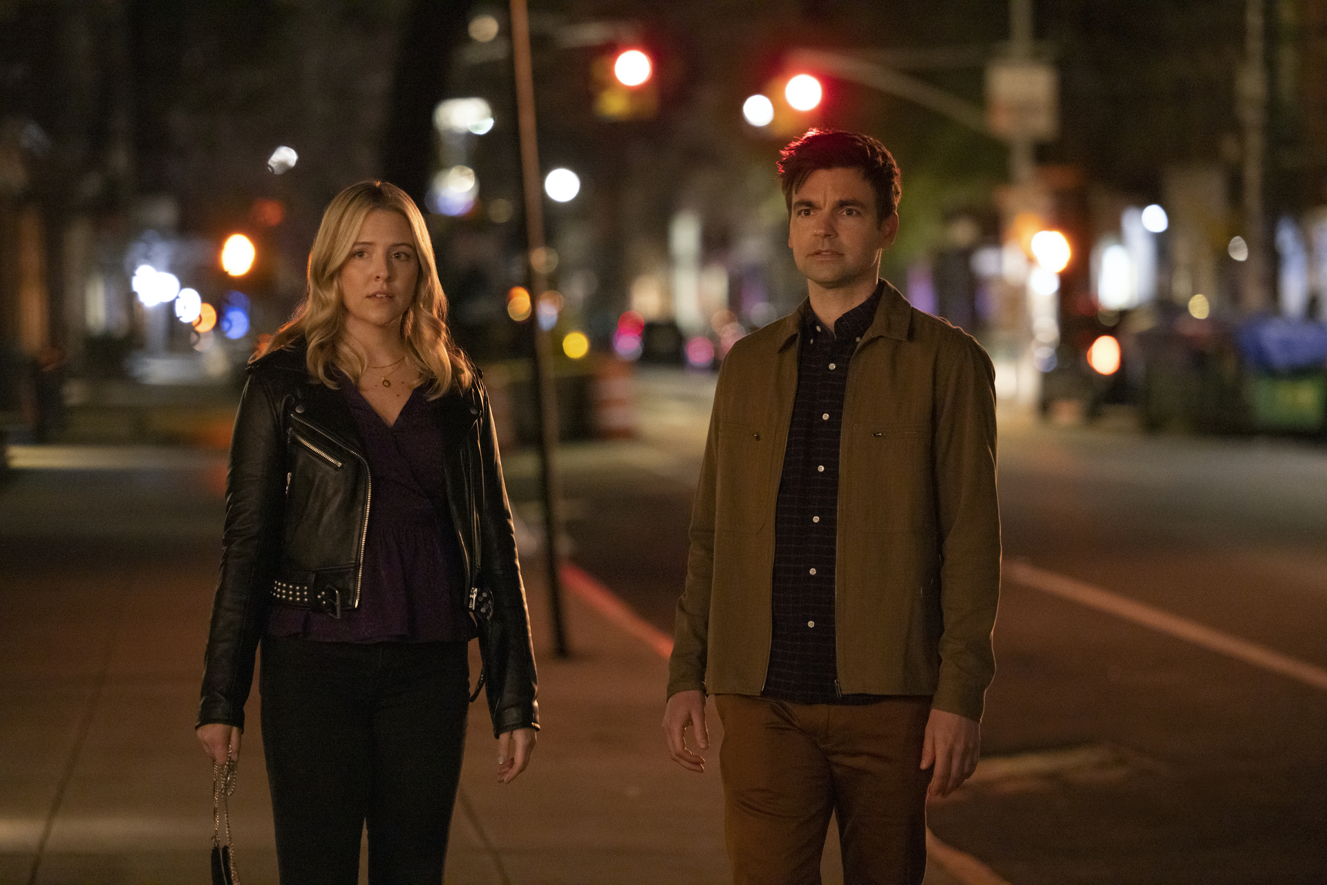 Yorke with Drew Traver in <i>The Other Two</i>