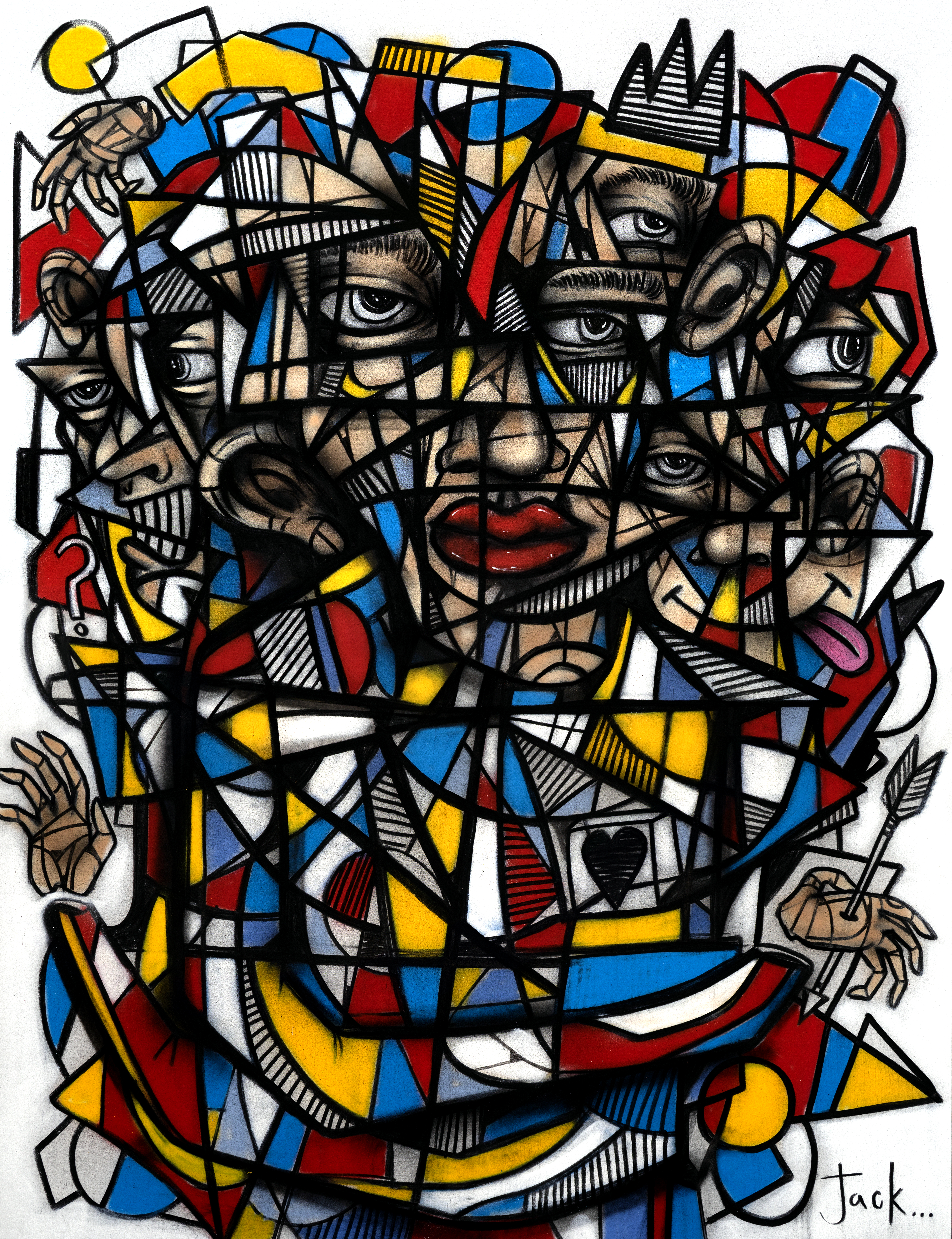 Jack Winthrop Debuts Painting Series, "Wounded Healer," In First Show