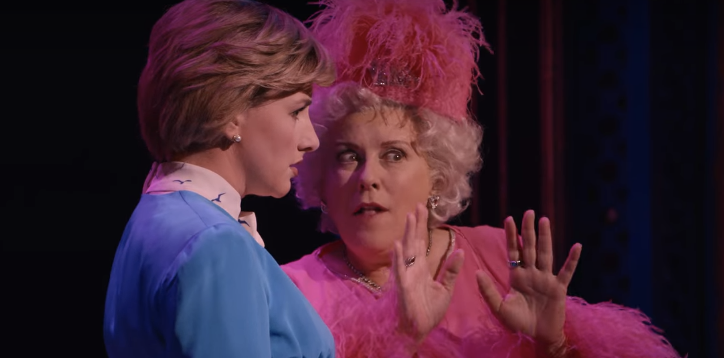 Jeanna de Waal and Judy Kaye in <i>Diana: The Musical</i>