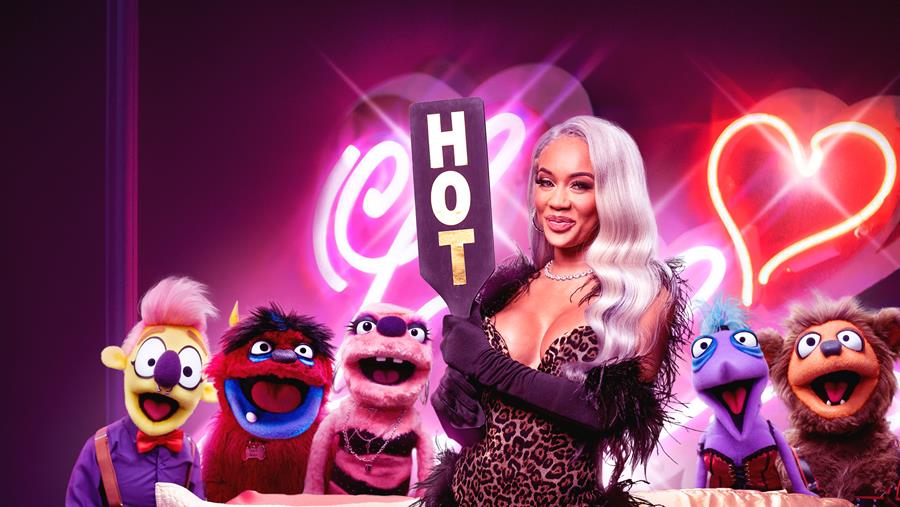 Saweetie and her puppet pals in <i>Sex: Unzipped</i>