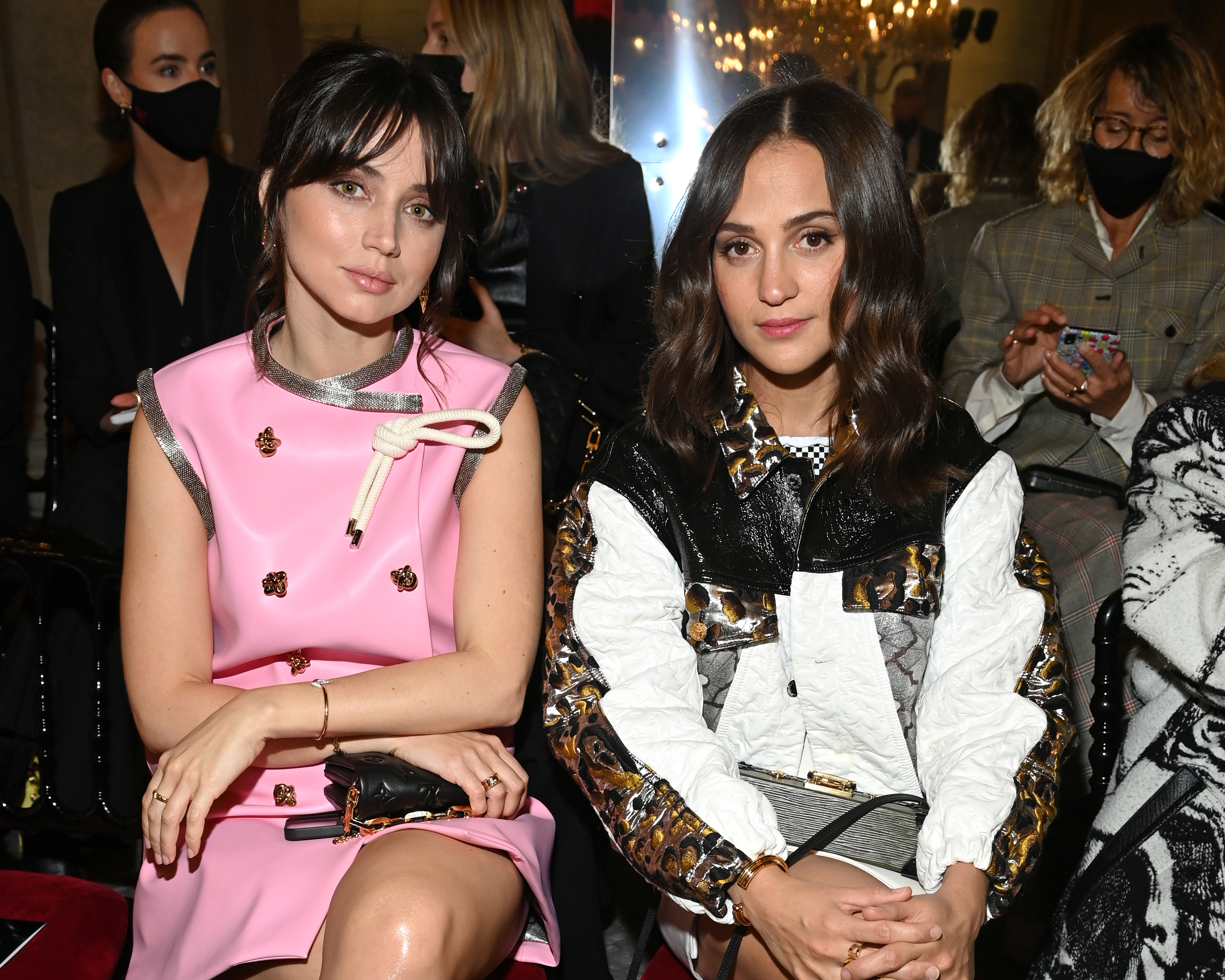 Actress Alicia Vikander attends the Louis Vuitton show as part of