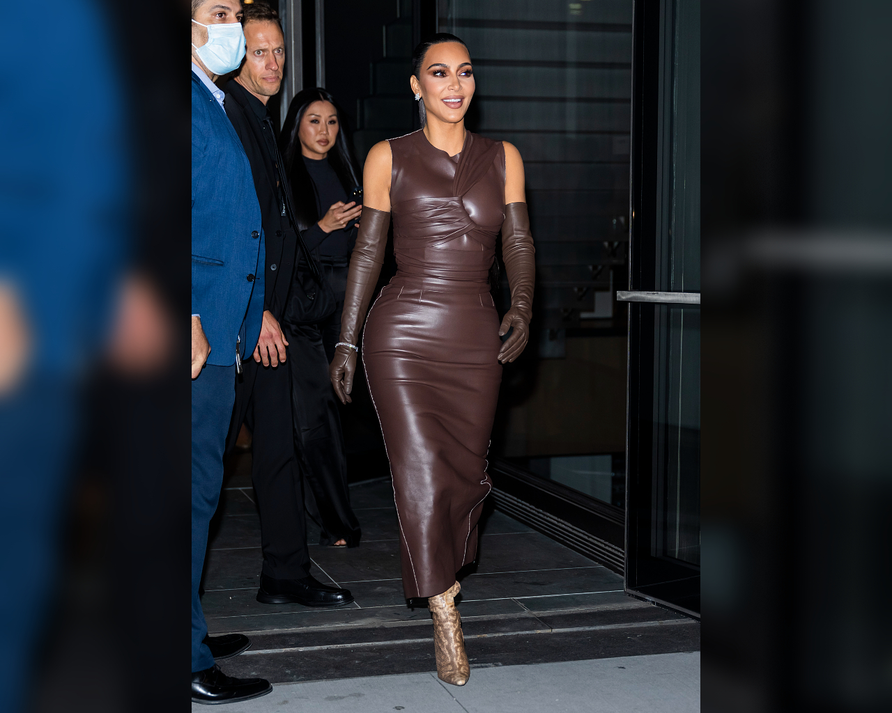 Get Kim Kardashian's FENDI x SKIMS Leather Dress Look — GRAZIA USA