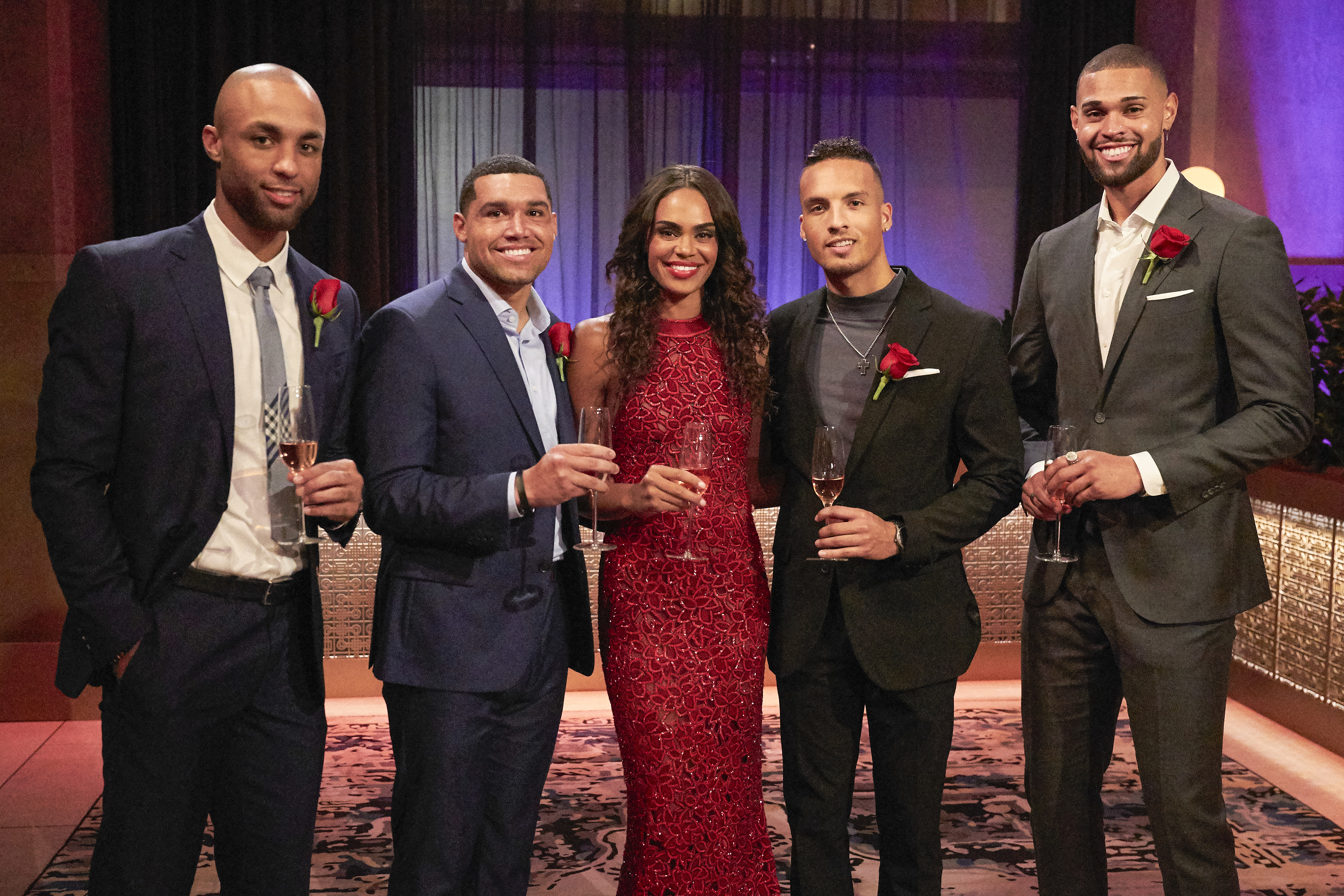 Bachelorette Michelle with Guys