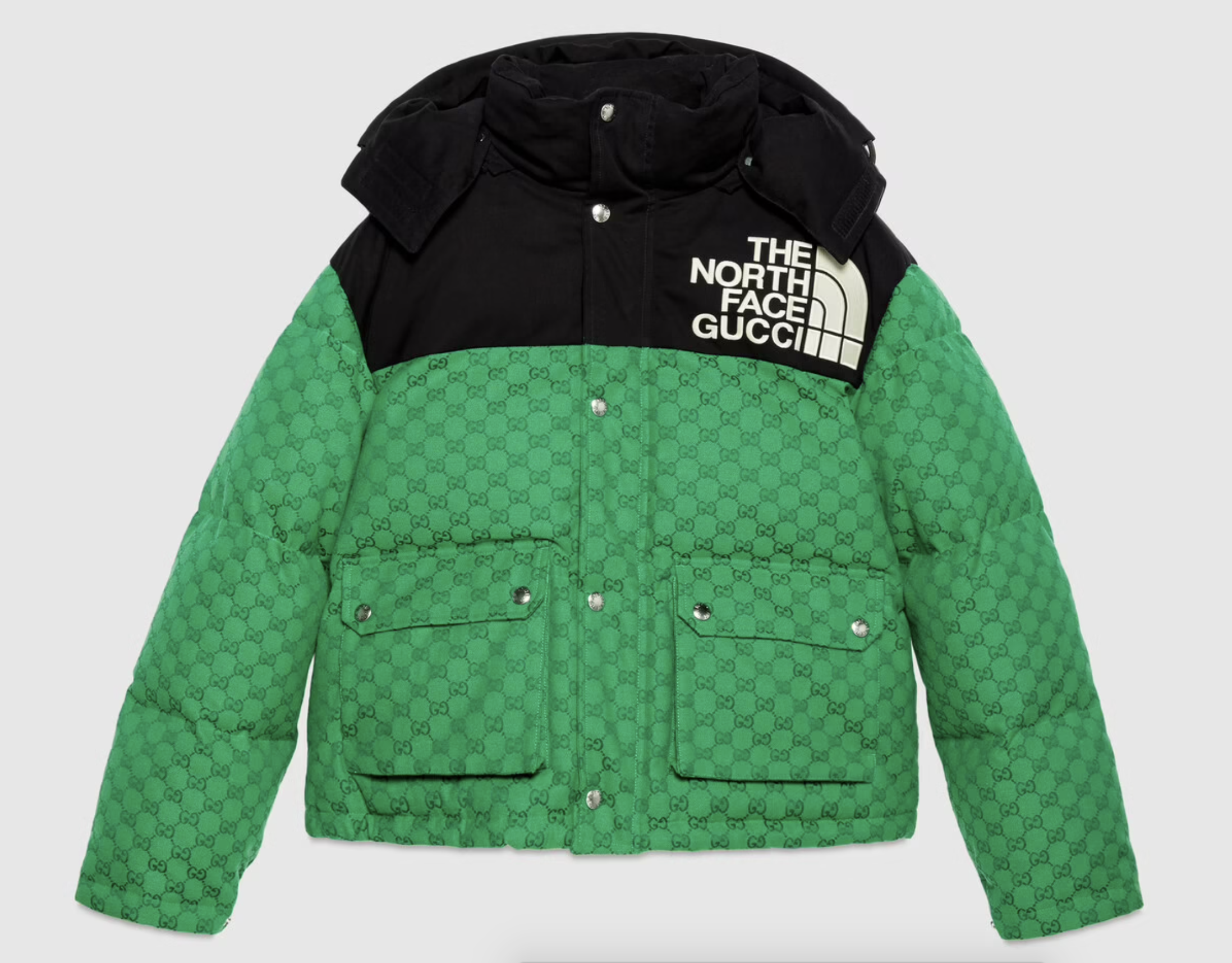 Tan Gucci x Balenciaga Hacker BB Puffer Jacket  Designer Revival