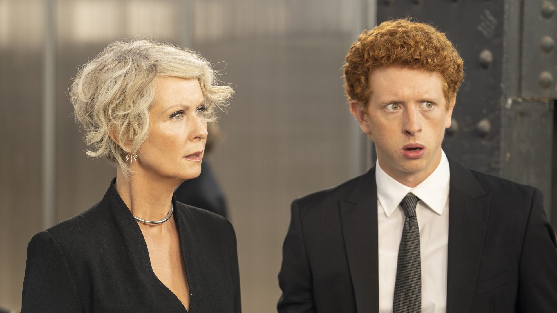 Cynthia Nixon and Niall Cunningham in HBO Max's And Just Like That...