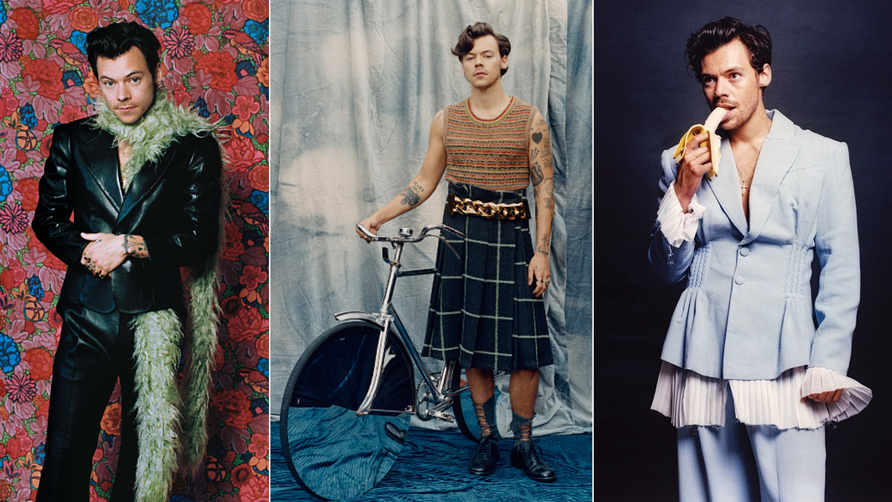 How Men Can Recreate 7 Iconic Harry Styles Looks
