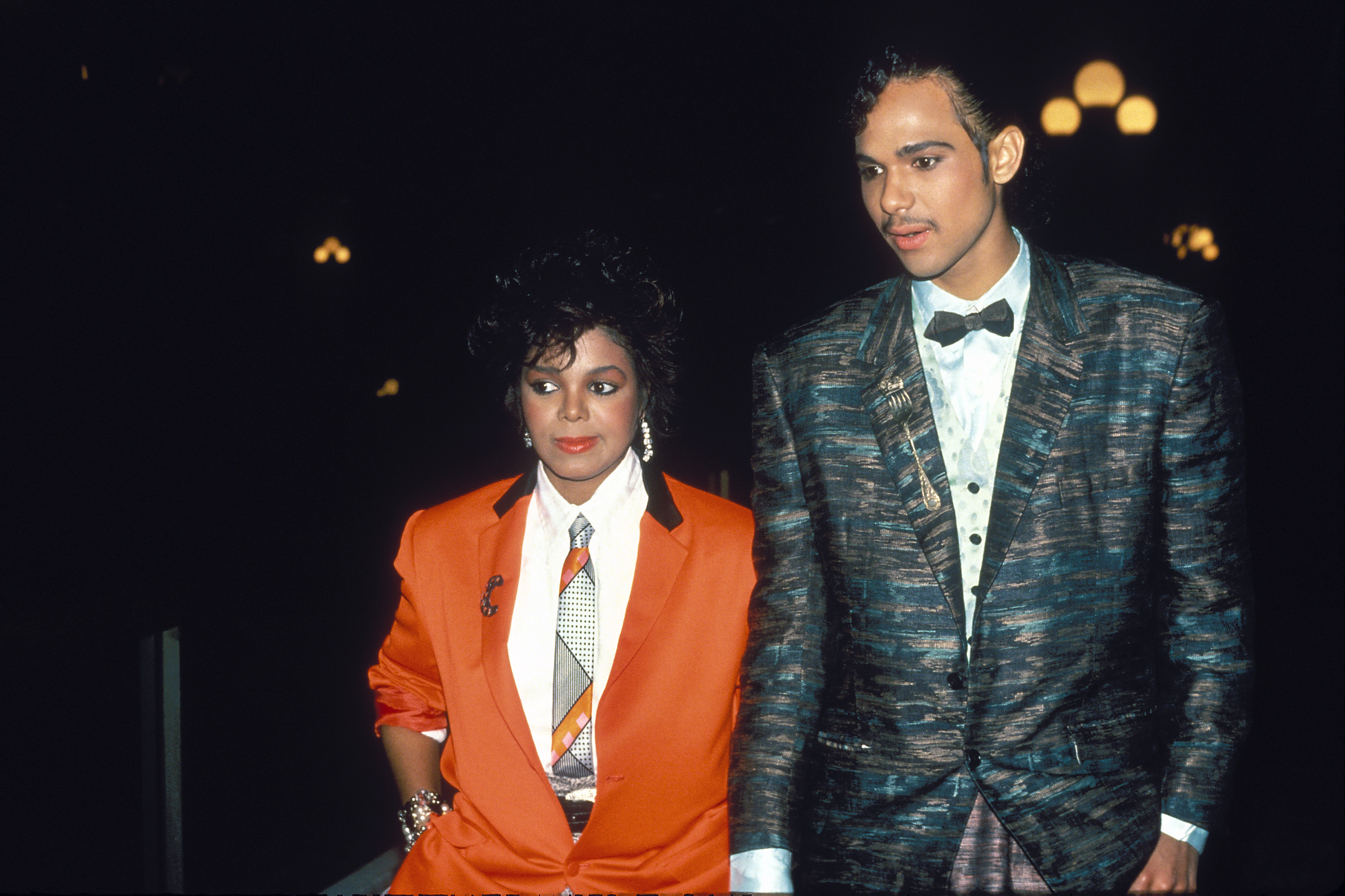 Janet Jackson with James DeBarge in 1984