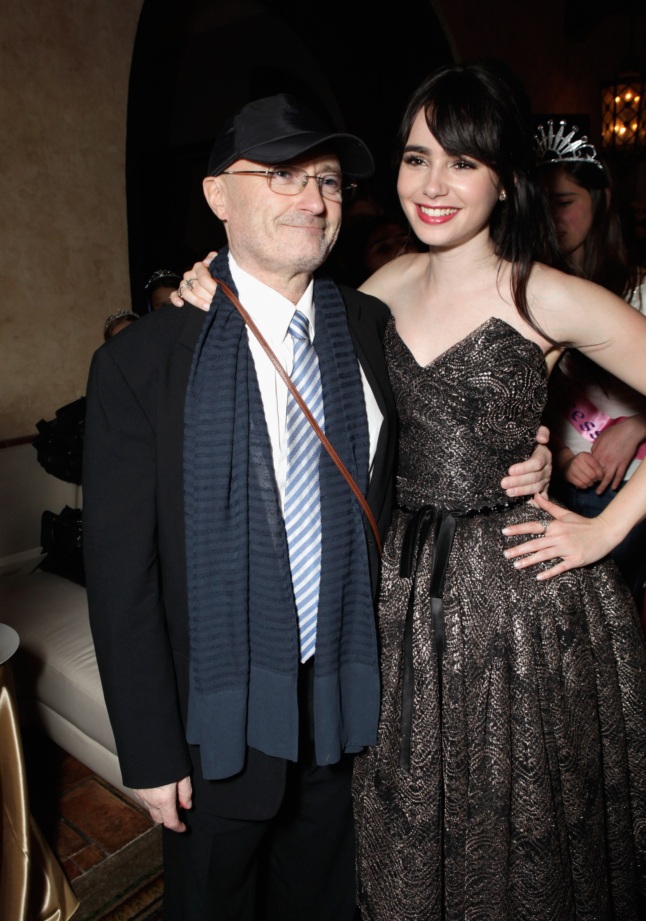 Lily Collins Dad Birthday