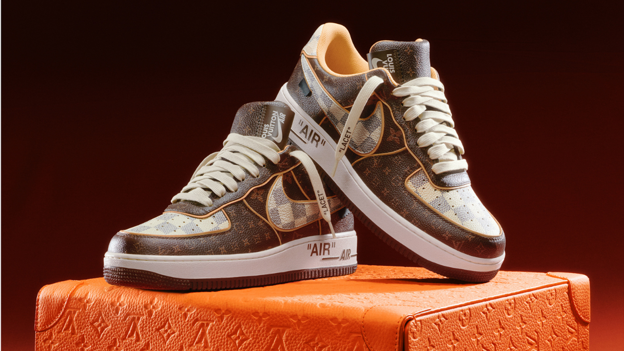 Louis Vuitton and Nike Air Force 1 by Virgil Abloh Charity Auction -  Grazia