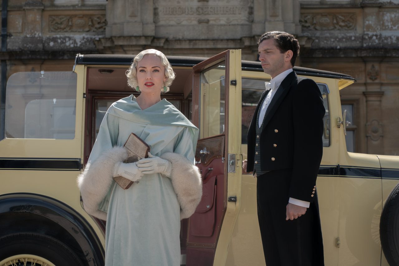Laura Haddock and Michael Fox in Downton Abbey: A New Era