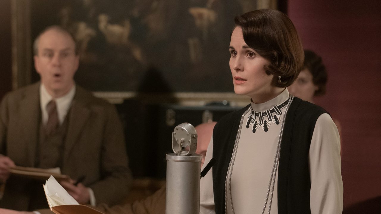 Kevin Doyle and Michelle Dockery in Downton Abbey: A New Era