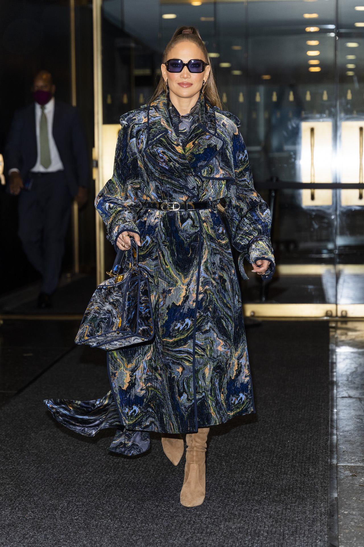 Jennifer Lopez Packed the Most Stylish Coats for N.Y.C. Press Day