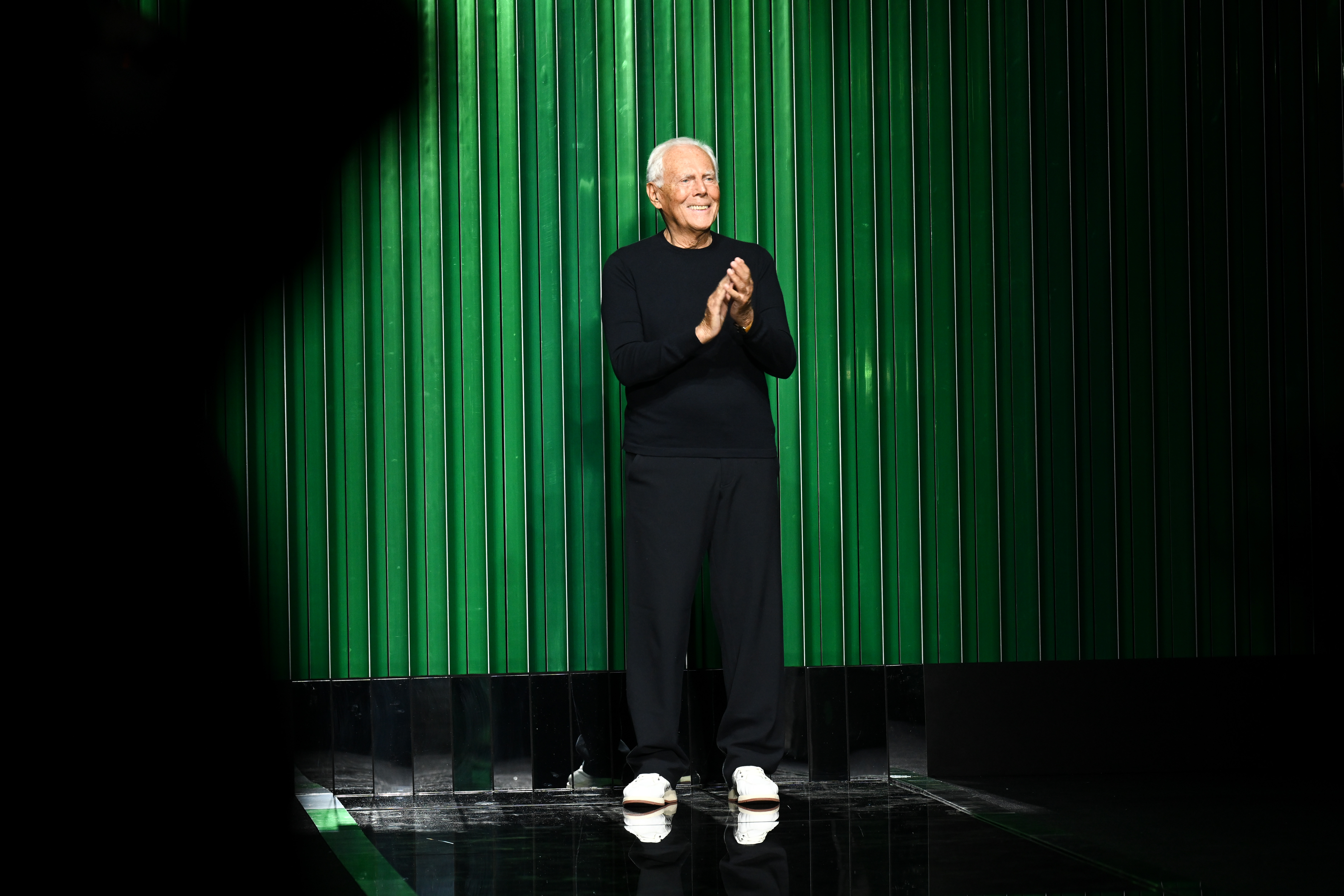 Giorgio Armani Paid Respect to Those in Ukraine with Silent Runway Show