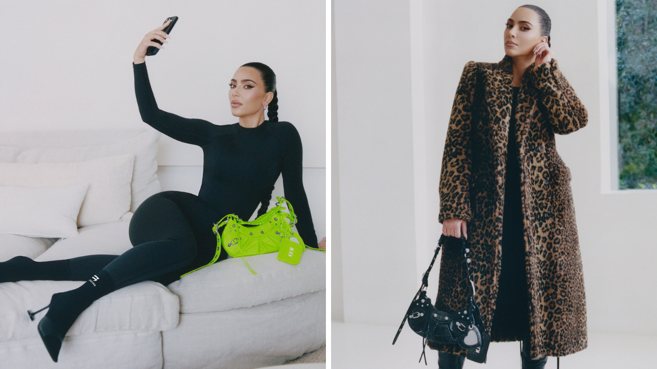 Kim Kardashian Fronts Her First Balenciaga Campaign as Brand