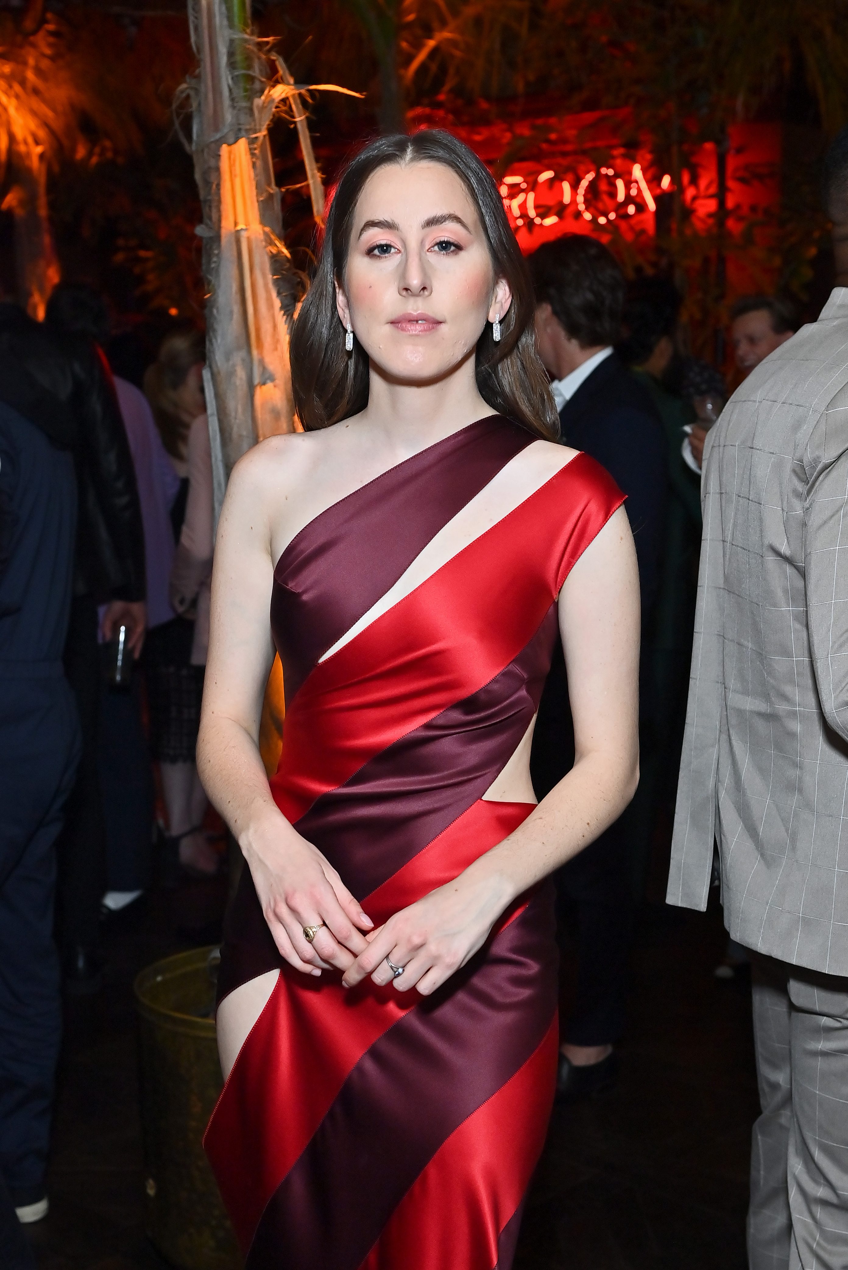 Louis Vuitton Scales Dress worn by Alana Haim on Oscars 2022 Red