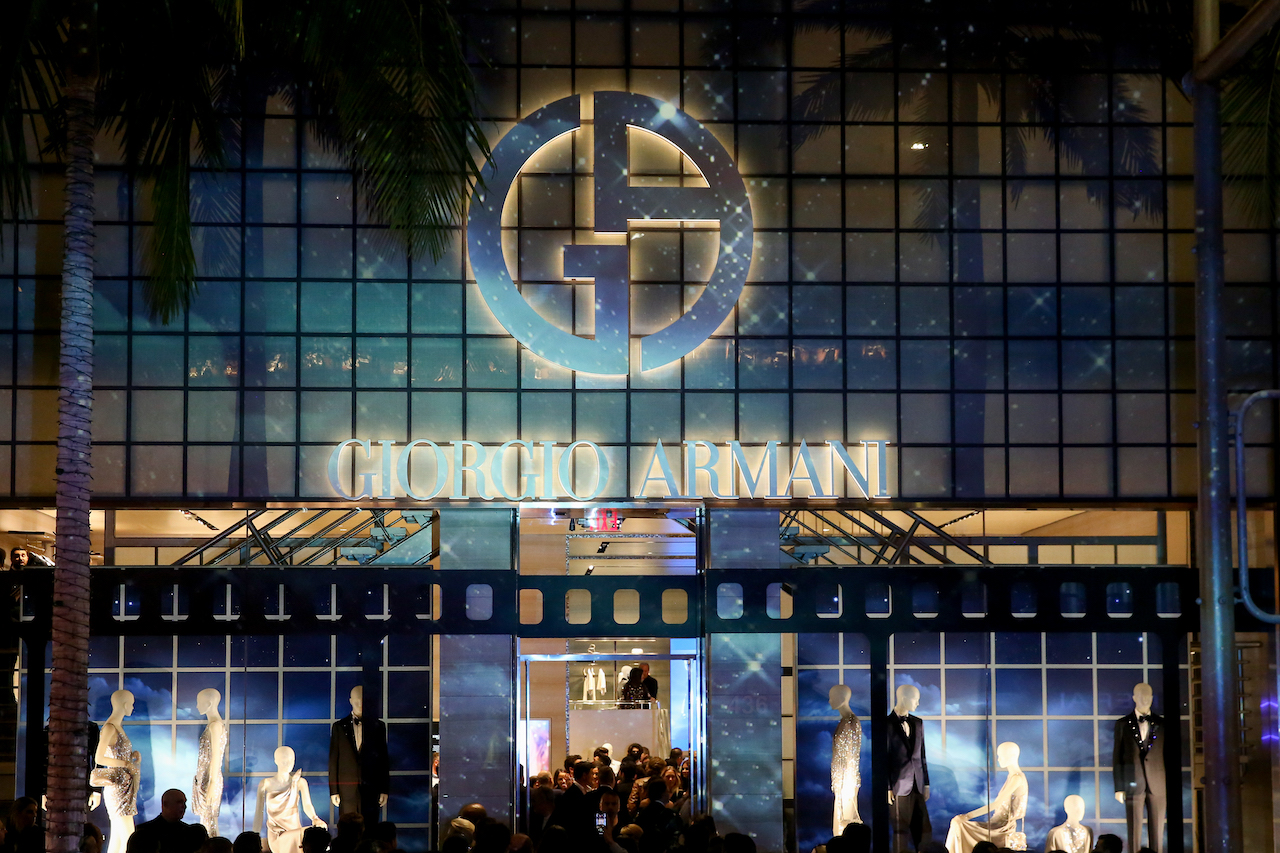 Giorgio Armani Celebrates New . Store with Star-Studded Oscars Party