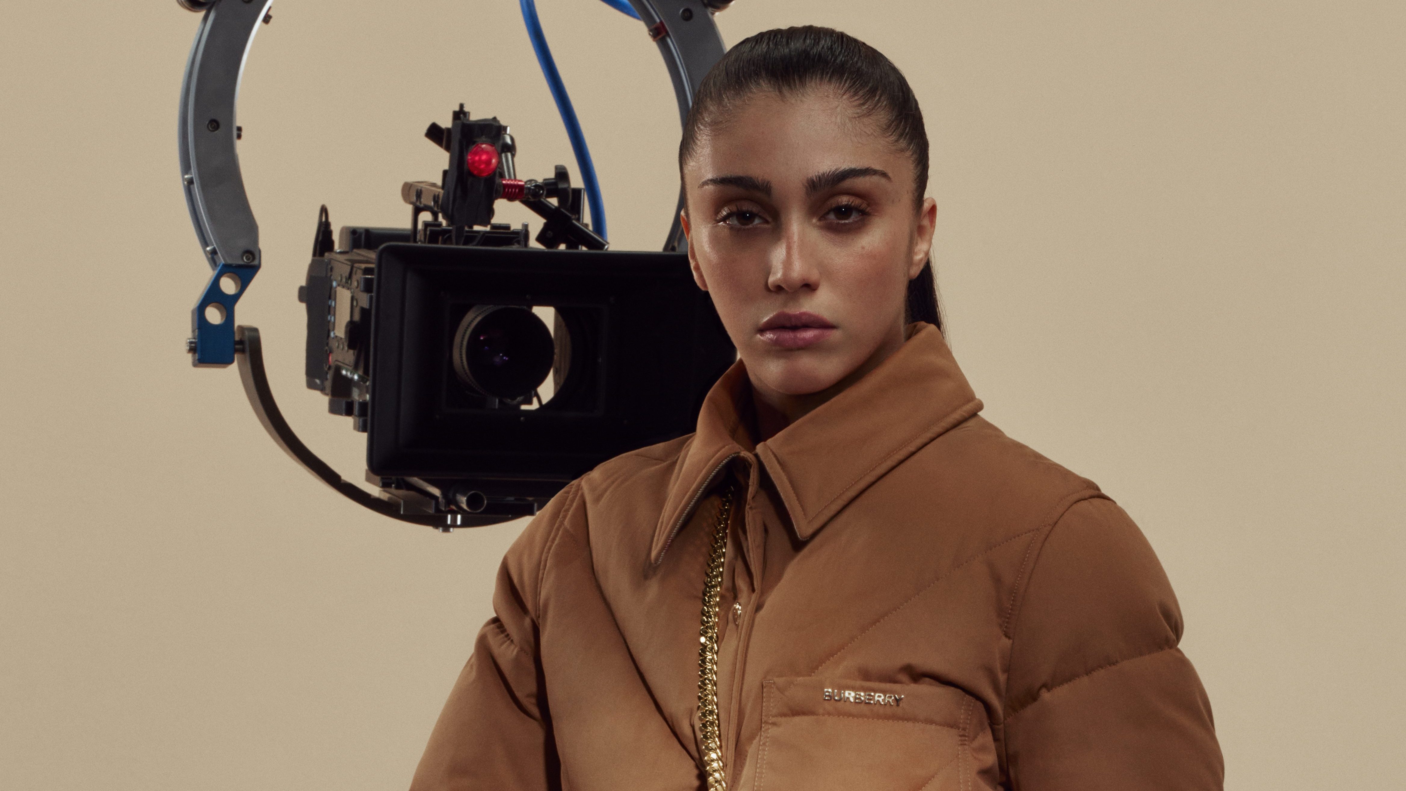 Lourdes Leon Models in New Burberry and Calvin Klein Campaigns
