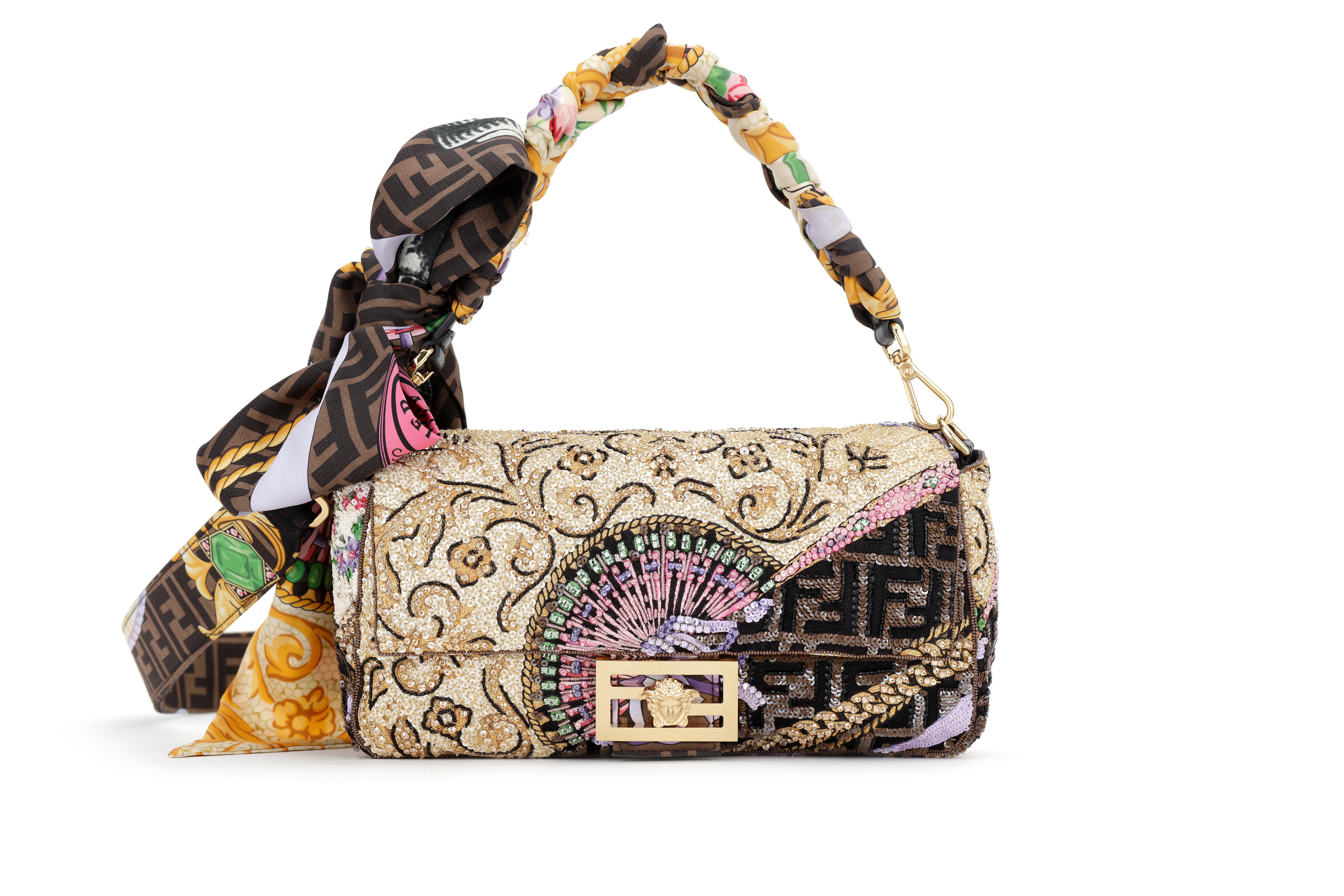 Fendi x Versace Fendace Convertible Shopping Tote (Outlet
